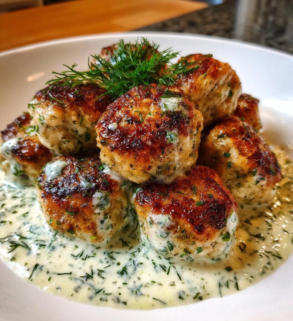 Rybne pulpeciki w sosie koperkowym