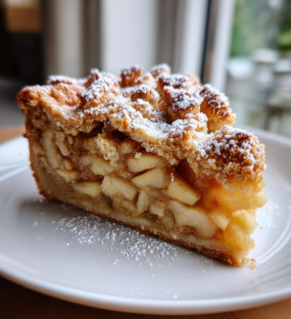 Szarlotka tatrzańska – z dużą ilością jabłek