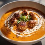 Zupa dyniowa z pulpecikami