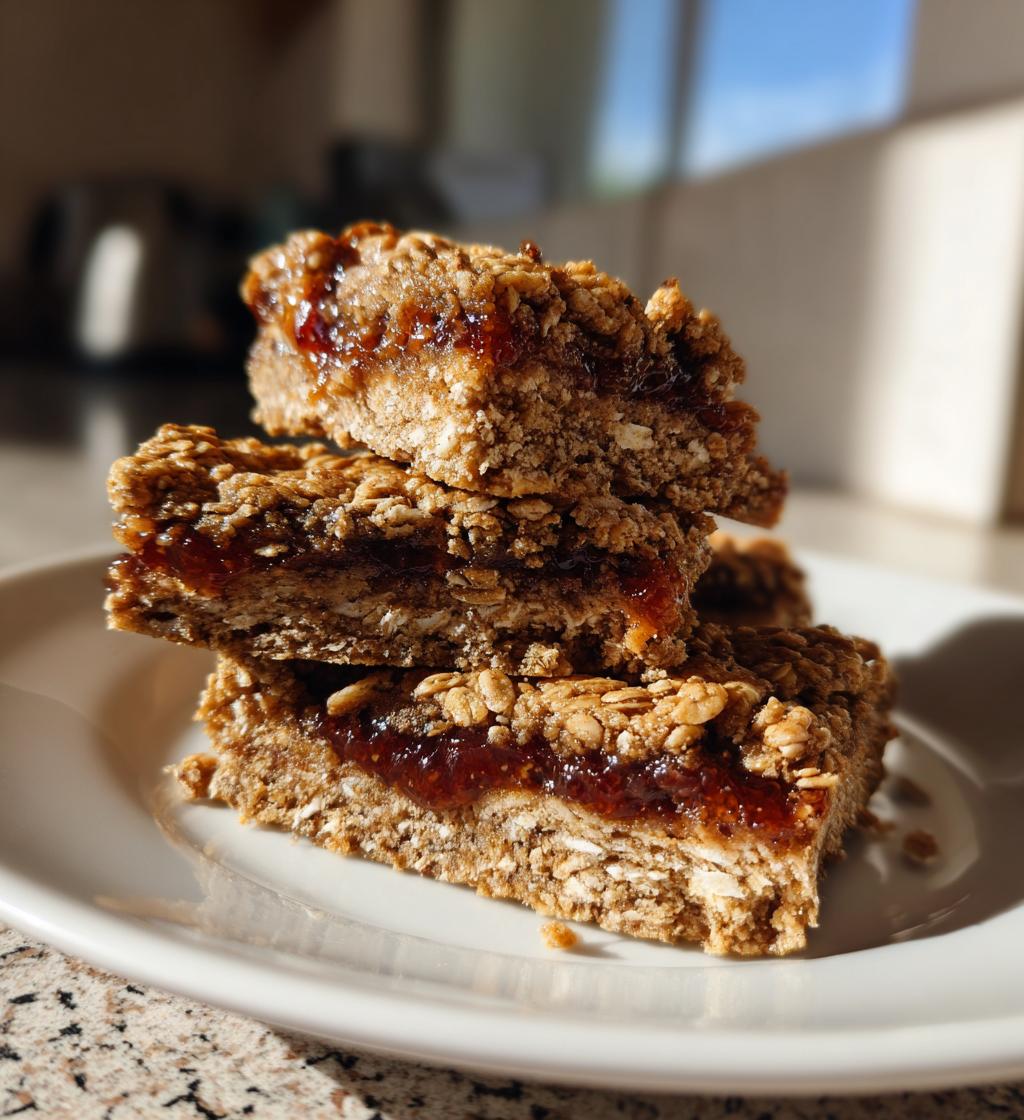 batony z maslem orzechowym i dzemem