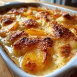 brzoskwiniowy cobbler przepis deser z brzoskwiniami