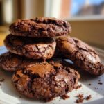 ciasteczka czekoladowe z popekana skorka