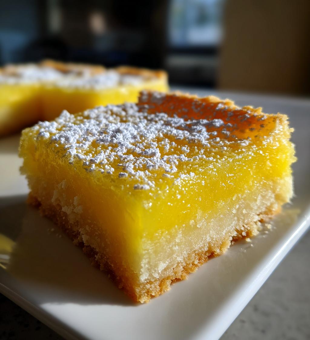 cytrynowe kwadraciki przepis na dobry deser