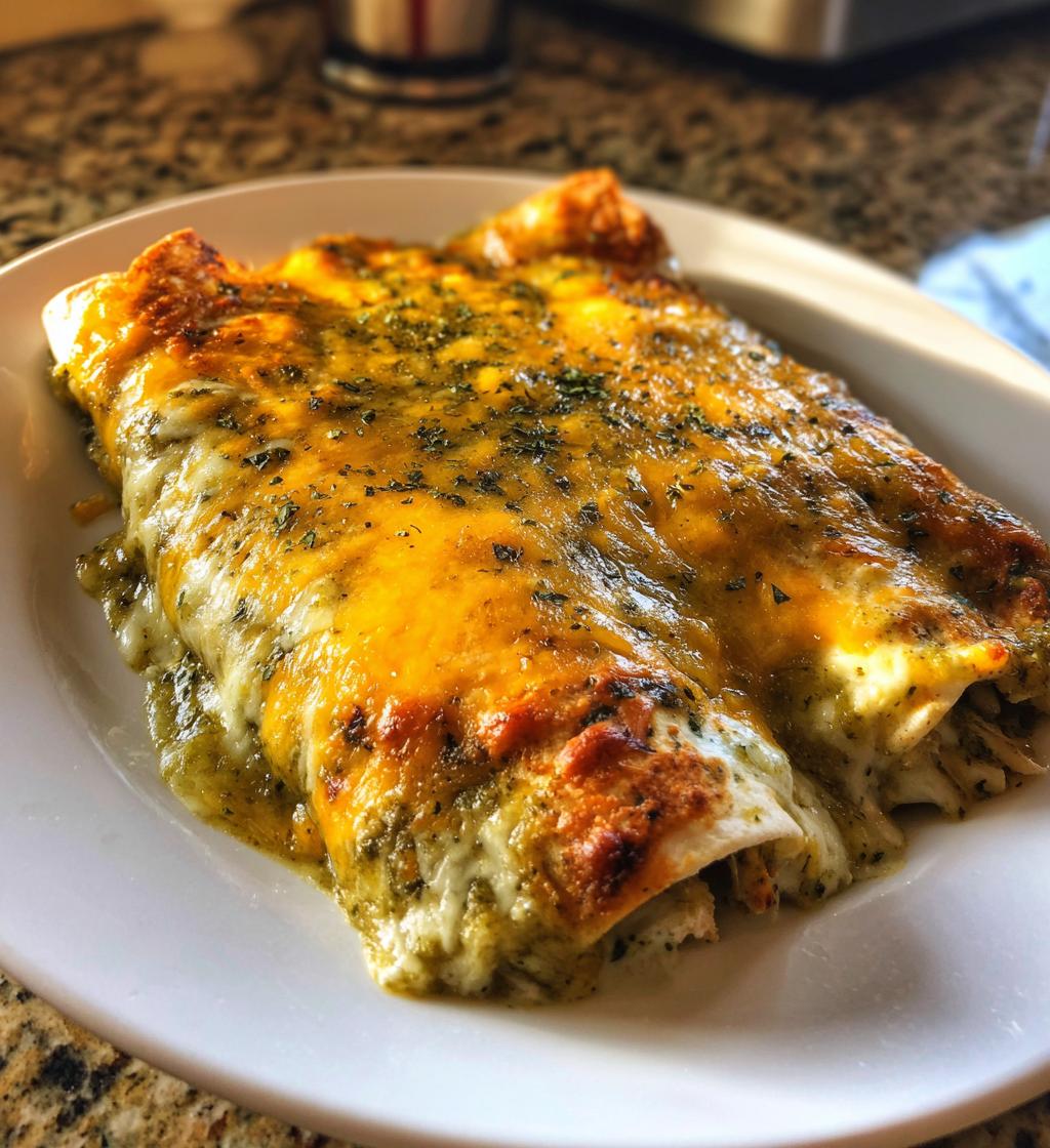enchiladas z kurczakiem i salsa verde przepis