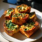 kroketki z tostowanego chleba ze szpinakiem i czosnkiem to pyszna przekaska