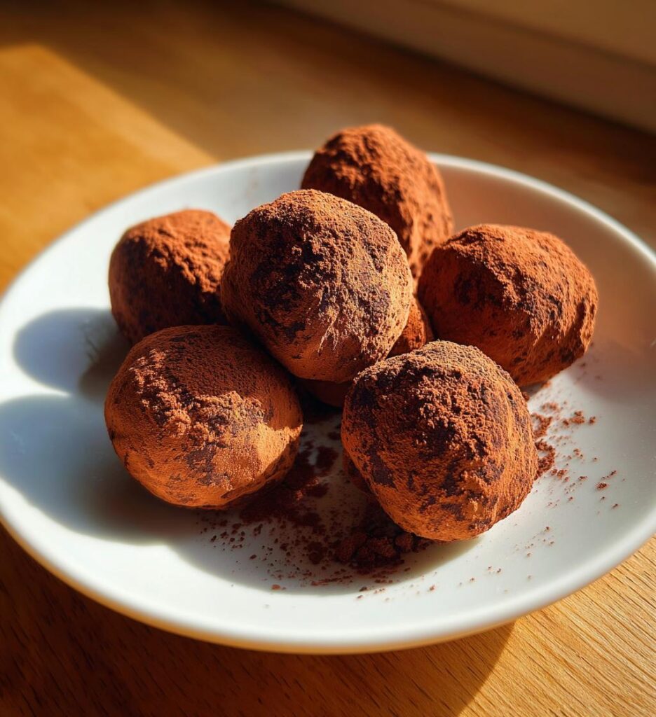 kuleczki ganache z mlecznej czekolady