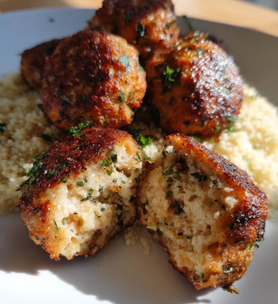 kuleczki z kurczaka z ziolami i kuskusem odkryj smak