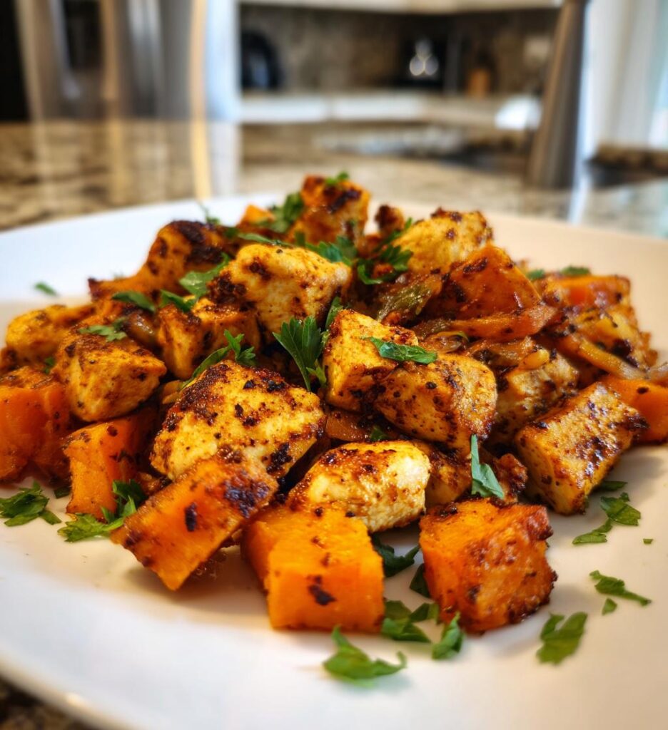 kurczak z batatami do meal prep