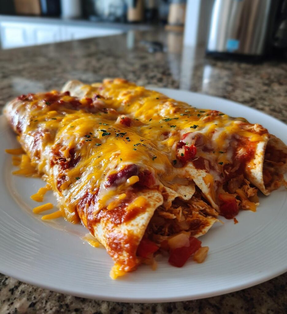latwe enchiladas z kurczakiem przepis