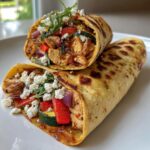 mediterranean chicken and veggie flatbreads przepis