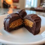 no bake caramel crunch butterfinger truffles