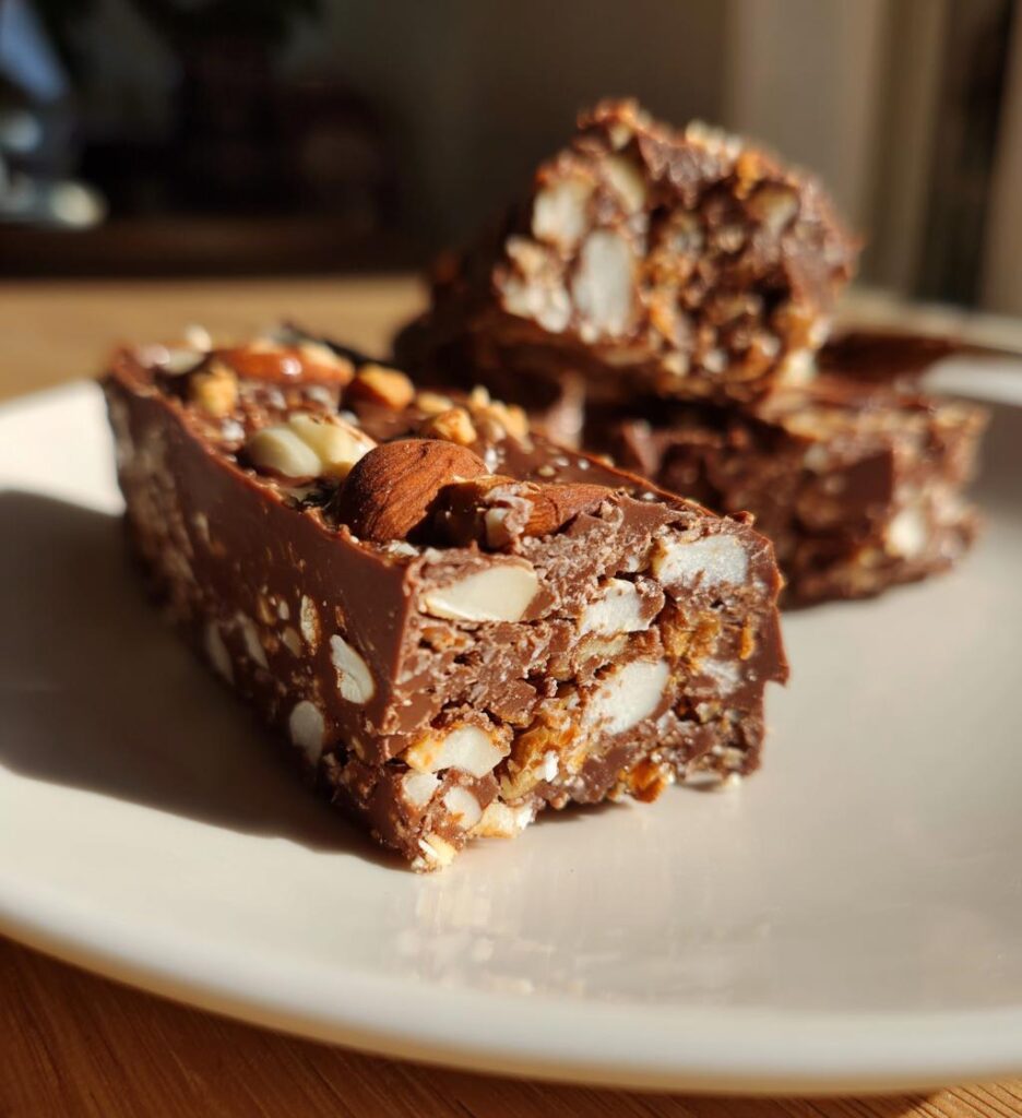 nutella batony bez pieczenia przepis