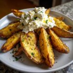 pieczone ziemniaki z bita feta to pyszna przekaska