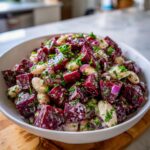 salatka z burakow i bialej fasoli