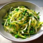 salatka z cukinii kopru wloskiego i groszku bez gotowania