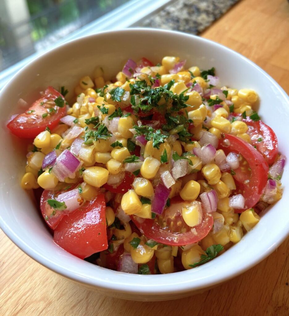 salatka z kukurydzy i pomidorow przepisy