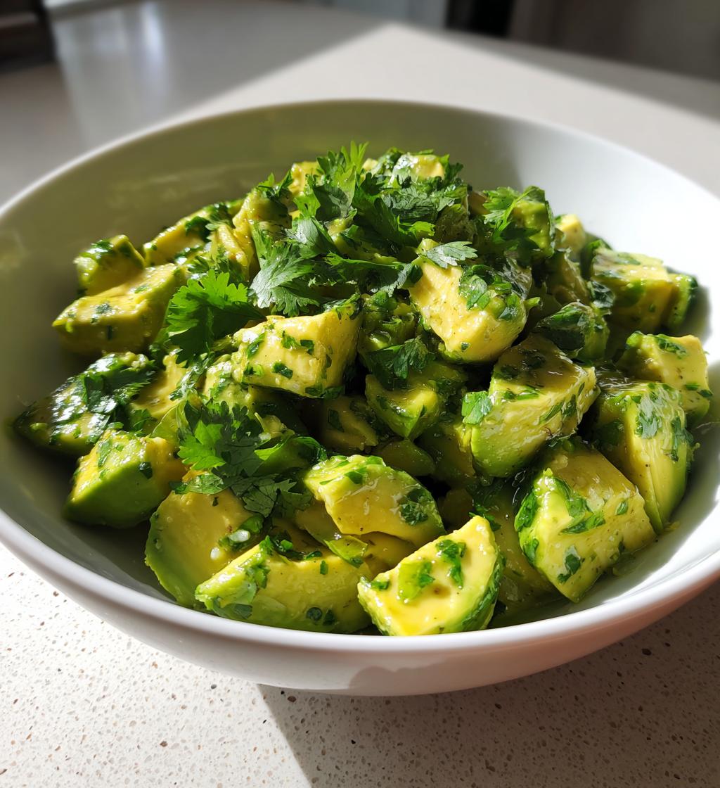 salatka z swiezych awokado z dressingiem z limonki i miodu to pyszna propozycja