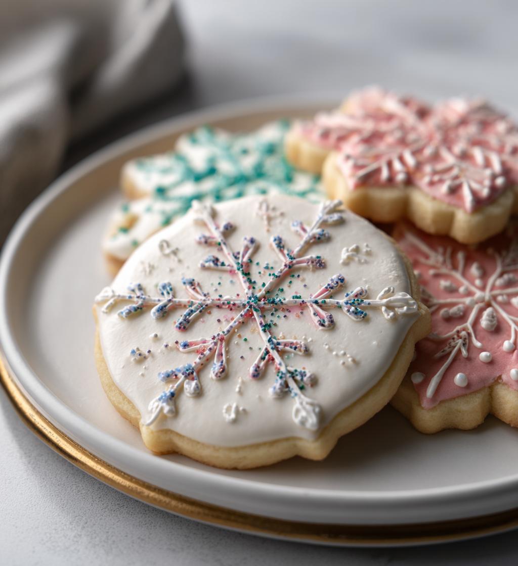 swiateczne ciasteczka cukrowe z lukrem krolewskim