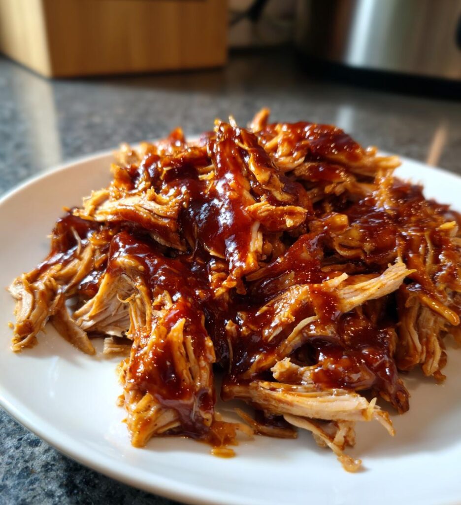 szarpany kurczak barbecue z crockpota