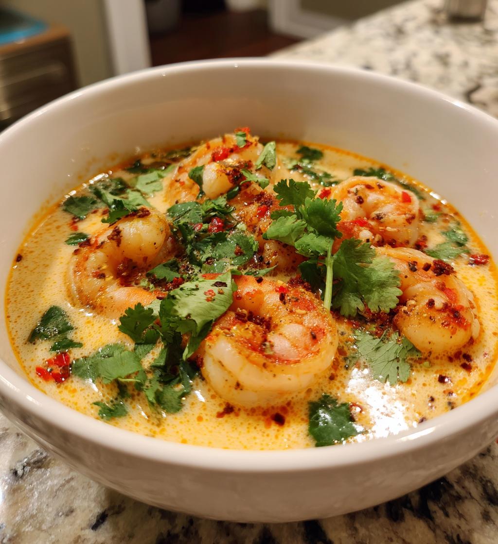 zupa z krewetek w pikantnym mleku kokosowym to pyszna potrawa