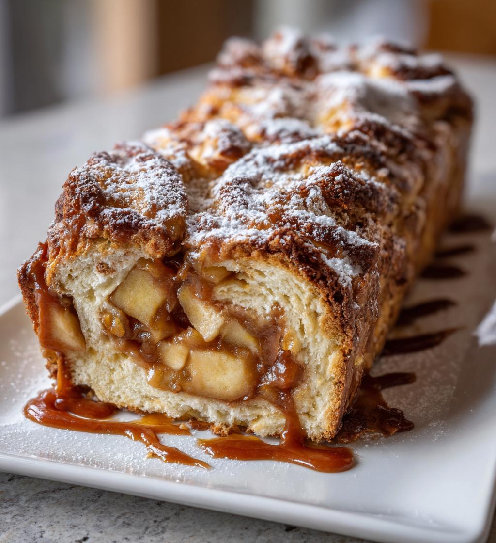 buche de noel pomme caramel