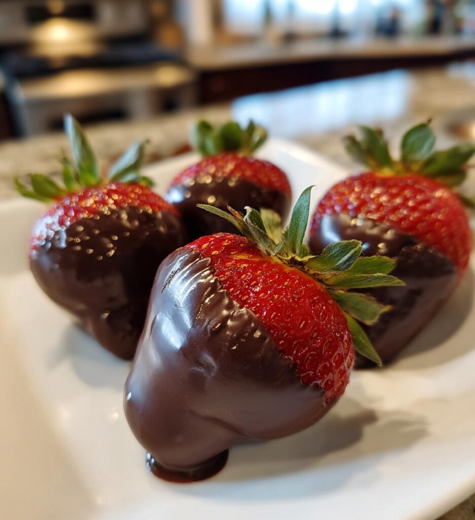 capsuni in ciocolata