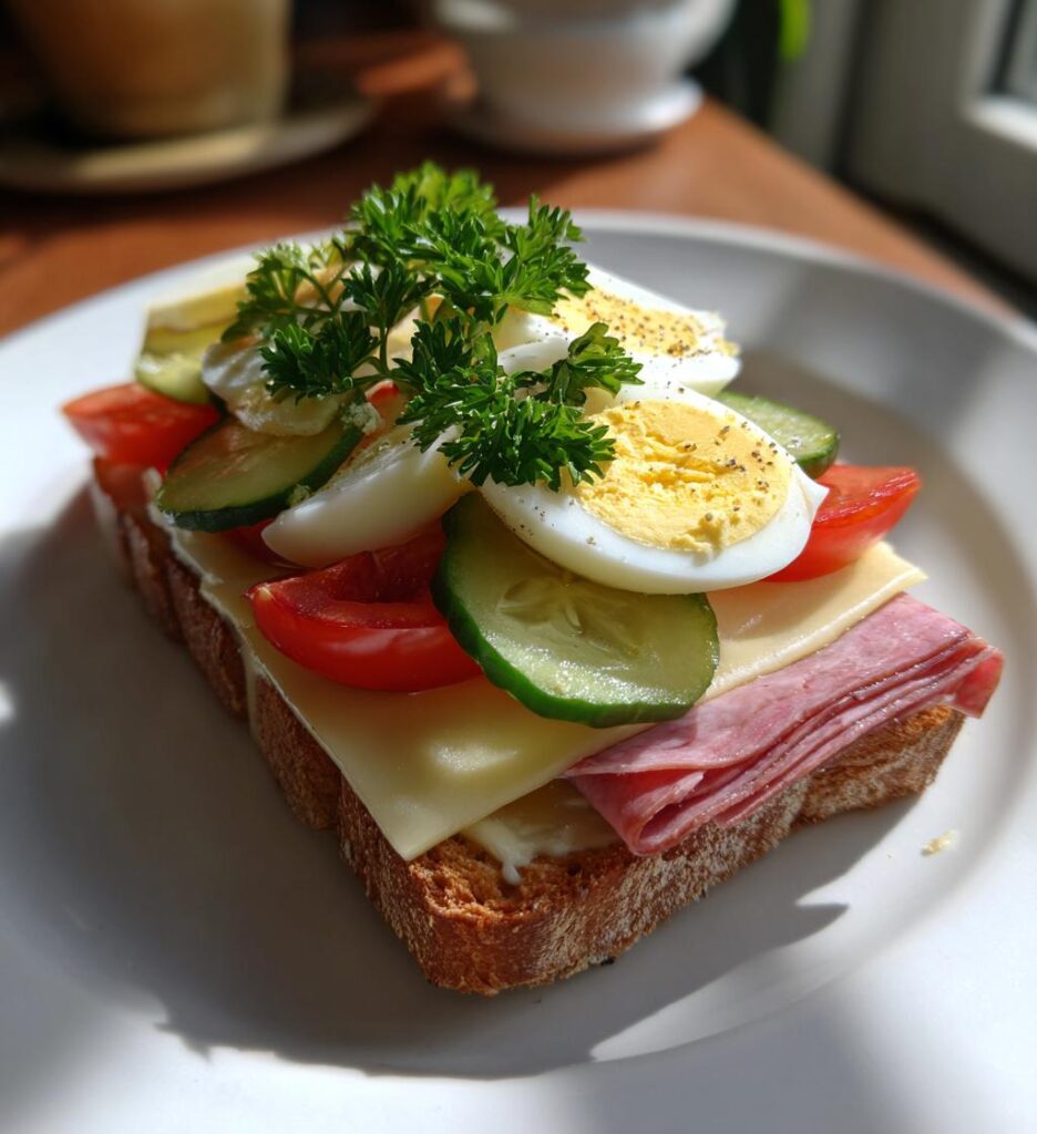 chlebíčky obložené