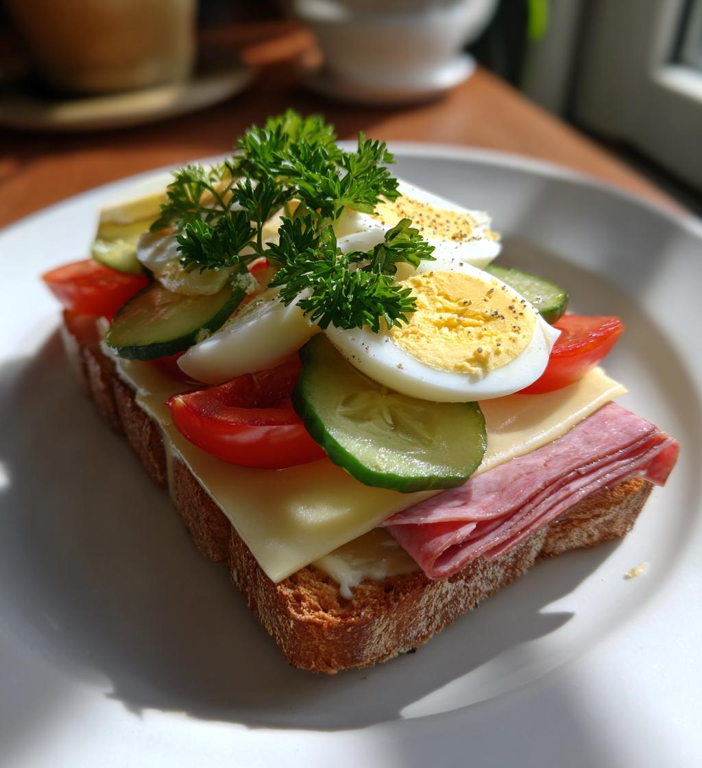 chlebíčky obložené