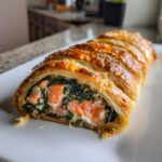 rolada szpinakowa z łososiem