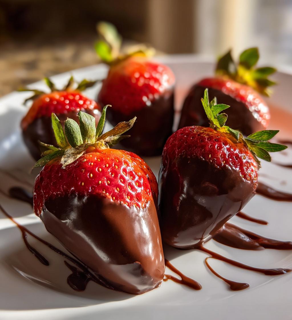 truskawki w czekoladzie