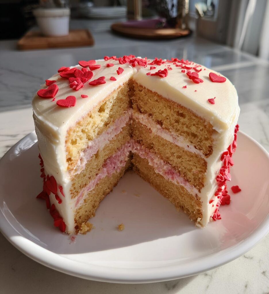 6 inch valentine cake