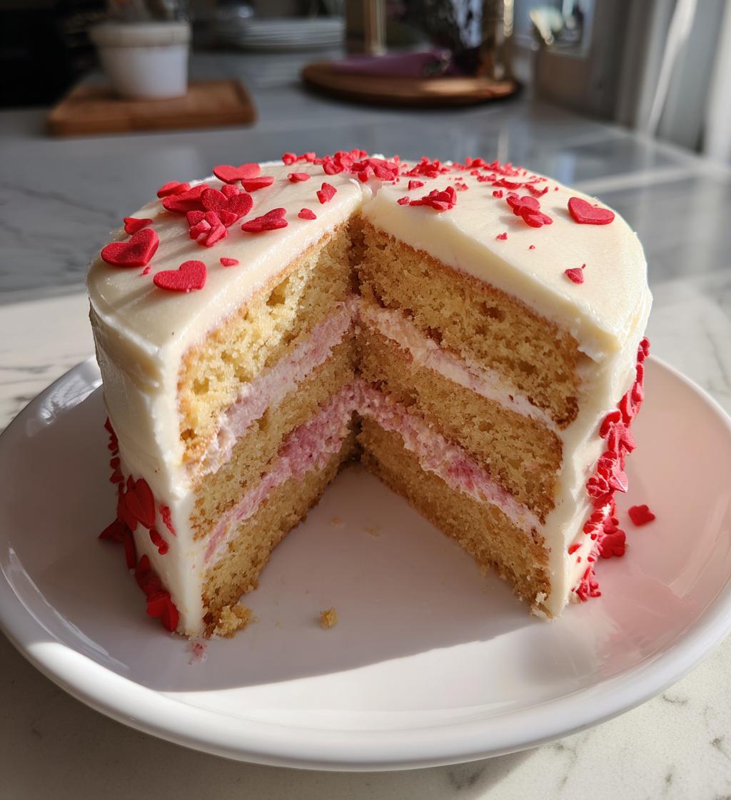 6 inch valentine cake