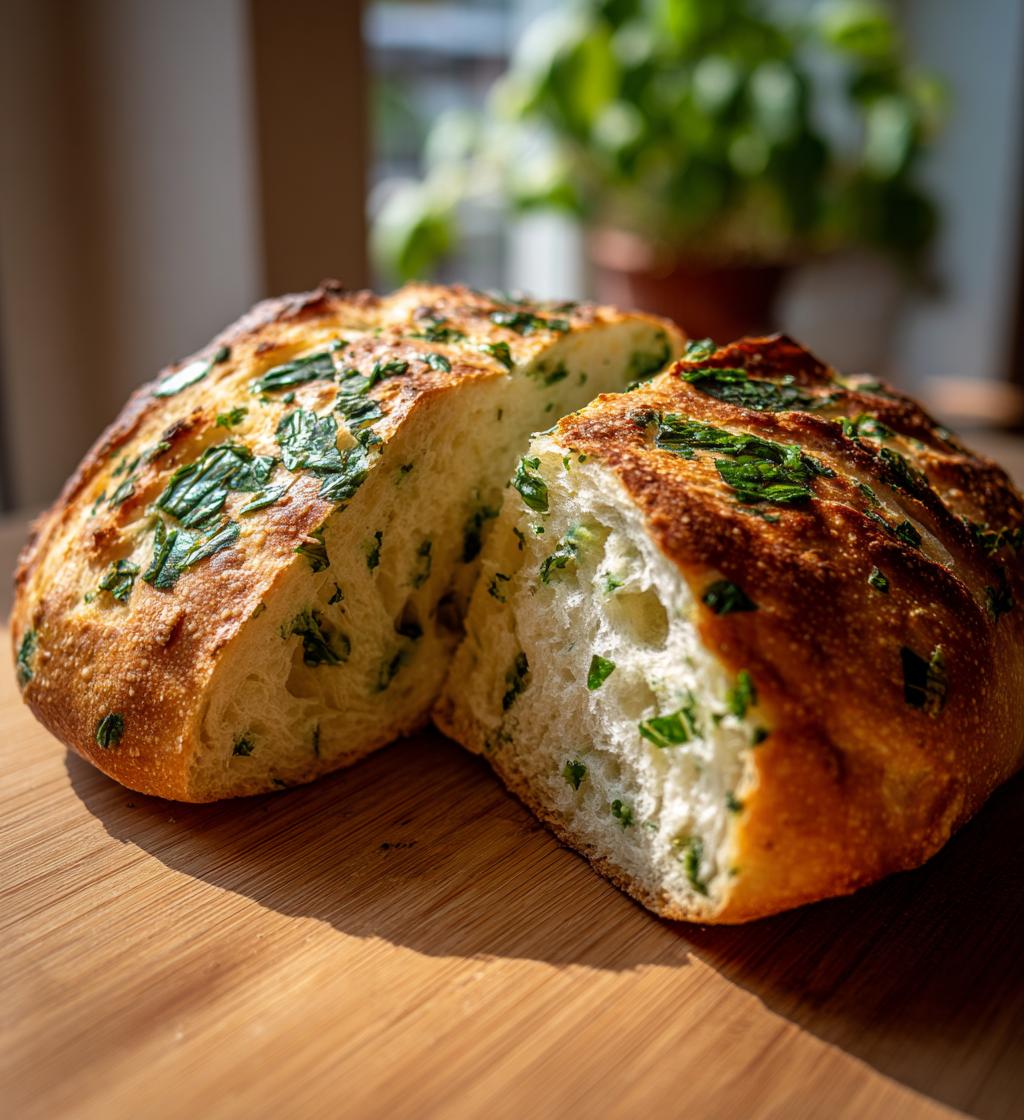 basil bread