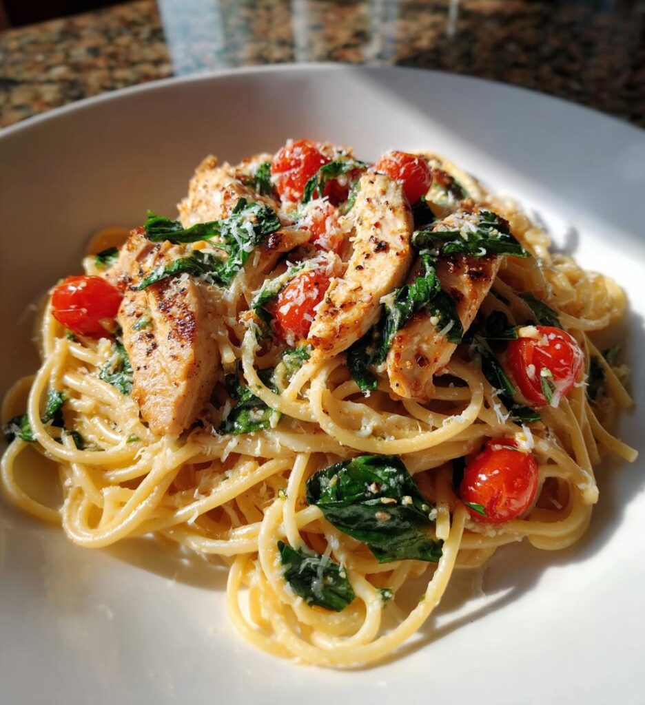 basil chicken pasta