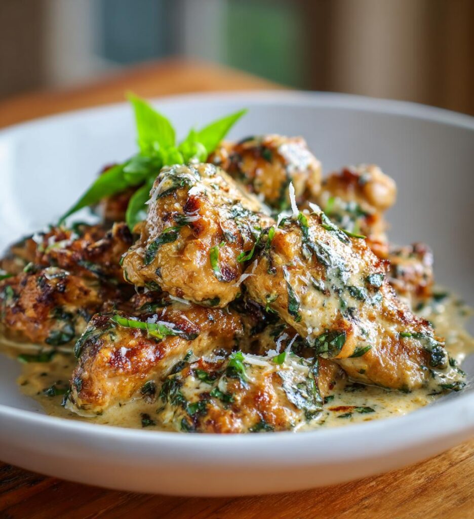 basil cream chicken