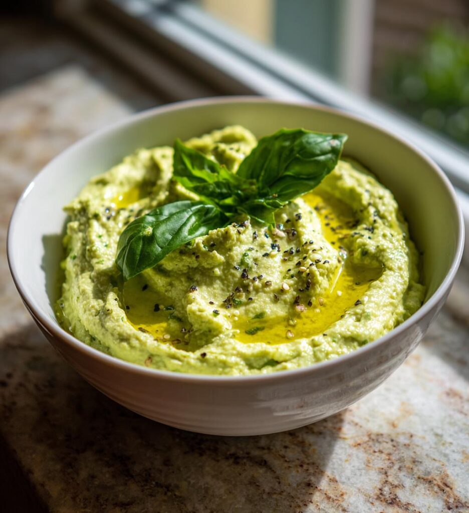 basil hummus recipe