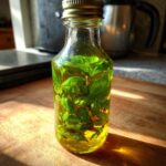 basil infused olive oil