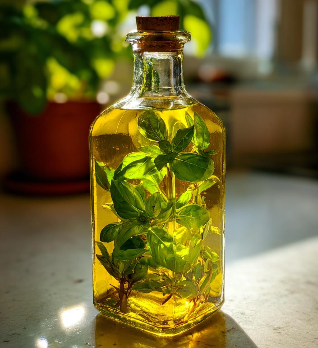basil olive oil