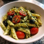 basil pesto pasta salad