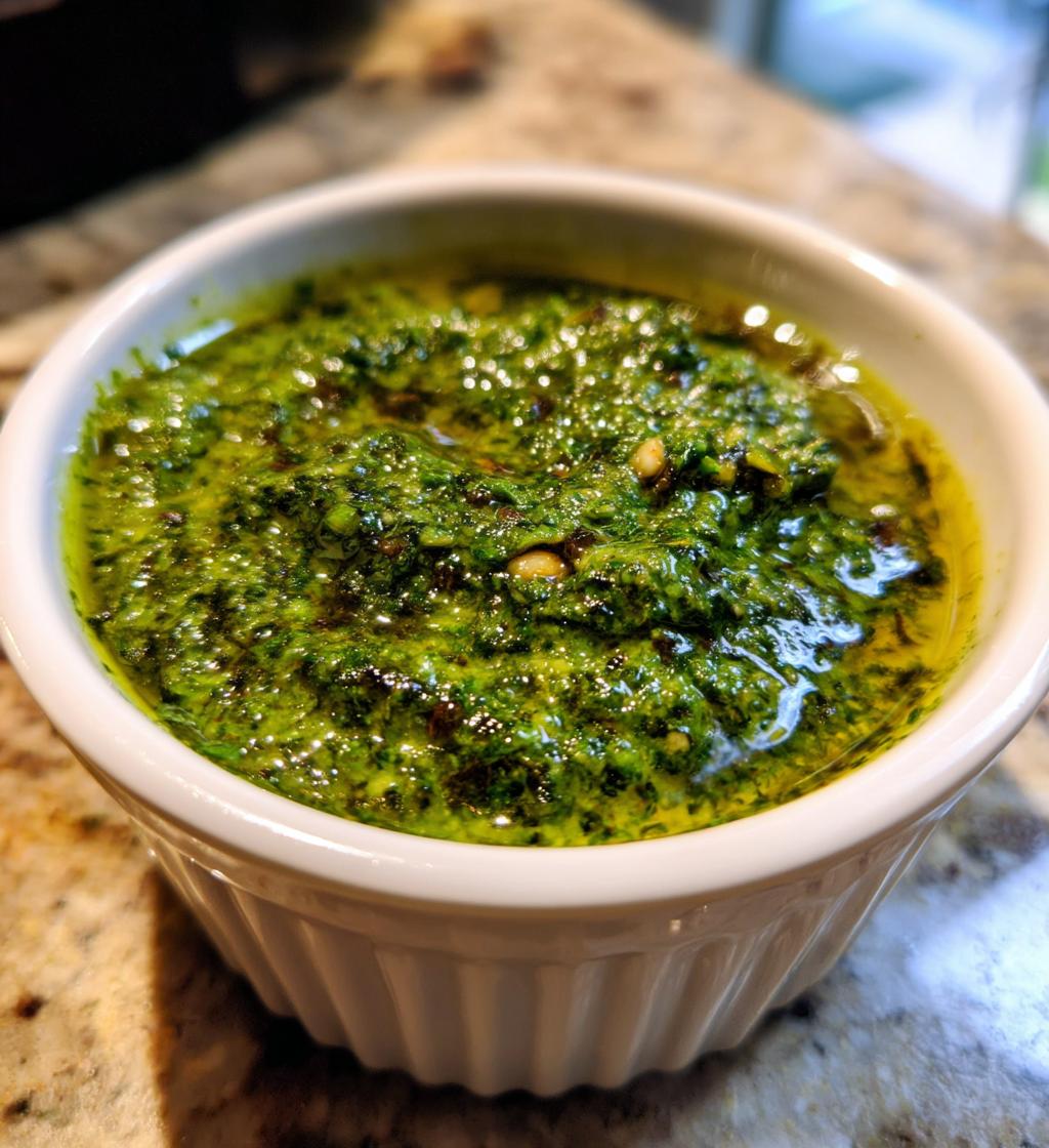 basil pesto sauce
