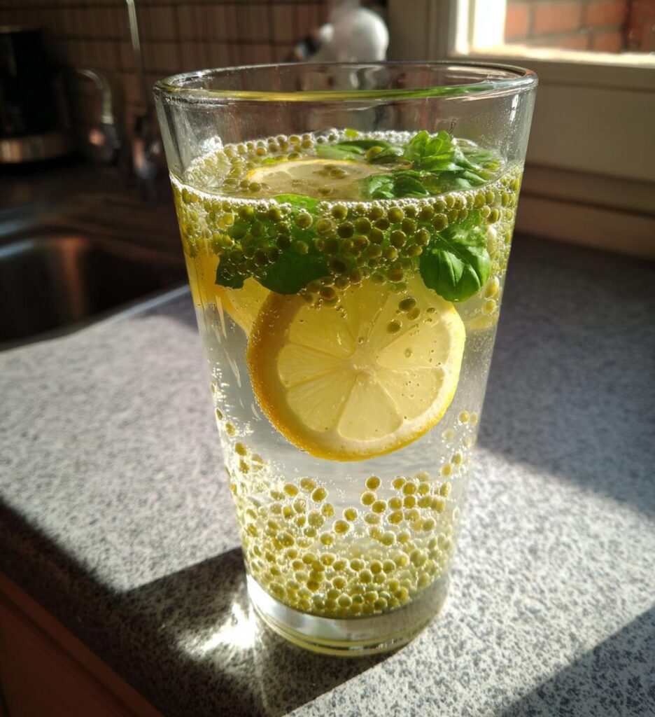 basil seeds drink