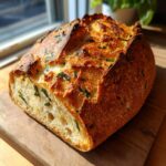 basil sourdough bread