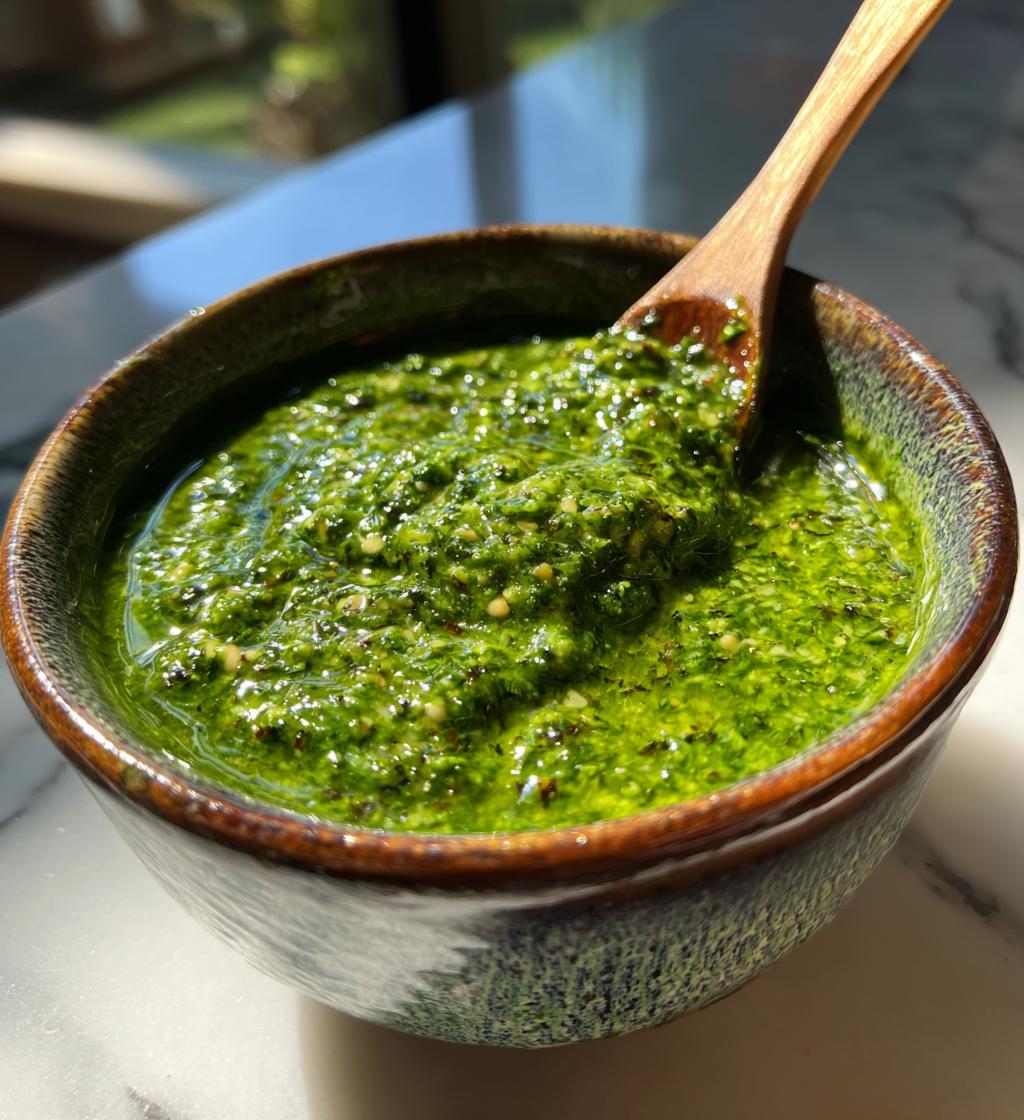 basil walnut pesto