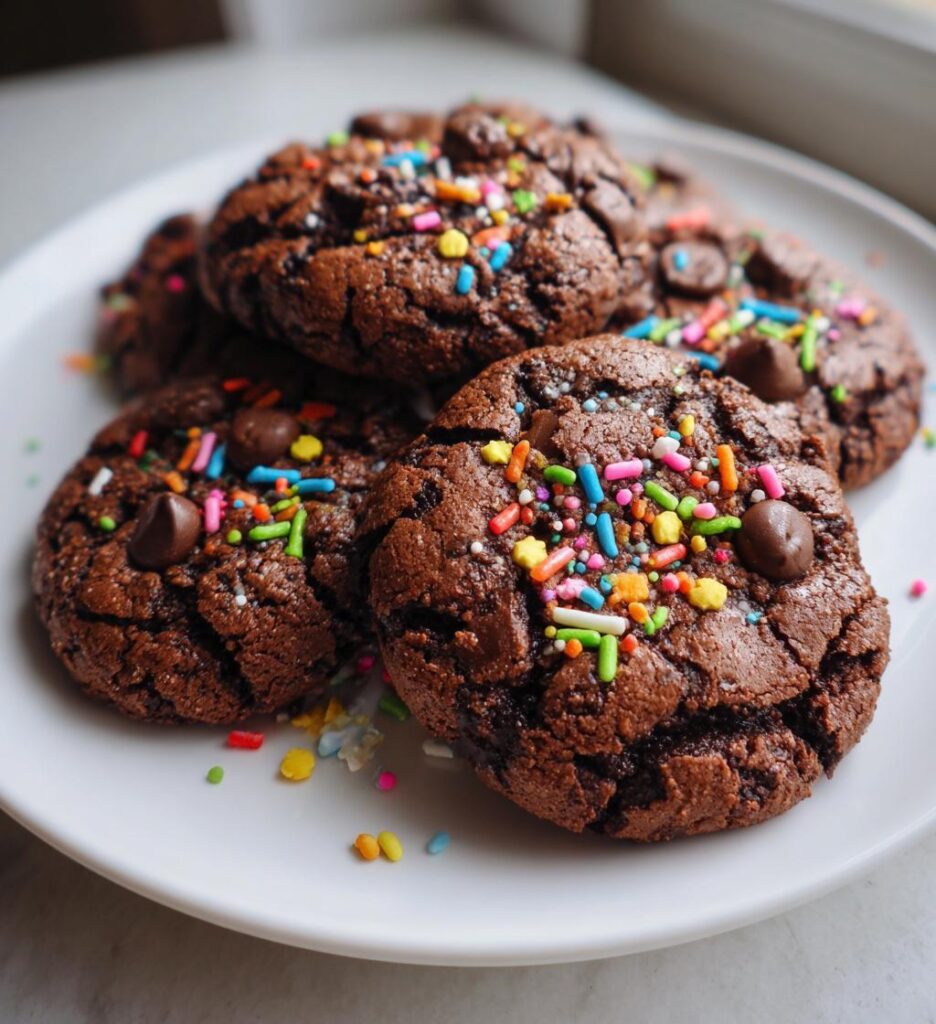 chocolate easter cookies