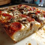 pizza na grubym cieście