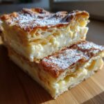 tvarohové řezy s jablky