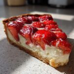 tvarohové řezy s jahodami