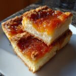 tvarohové řezy s meruňkami